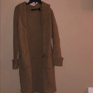 Long trench sweater